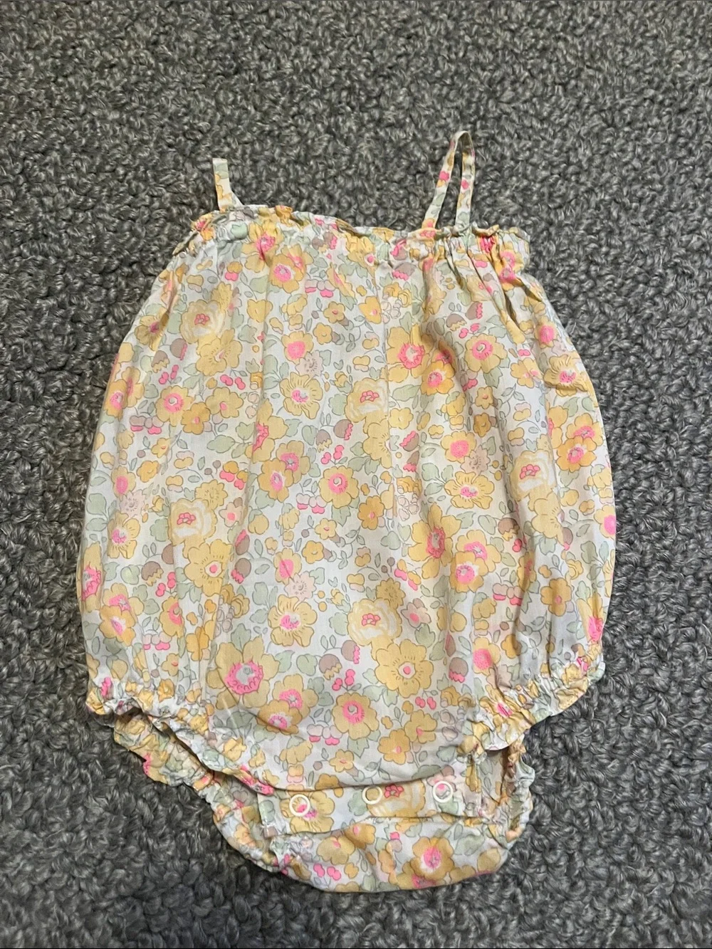 Bonpoint liberty  Floral Bubble Romper